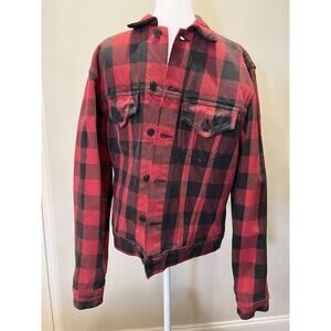 Men’s Buffalo Plaid Jacket Size XSmall Denim & Supply Ralph Lauren
